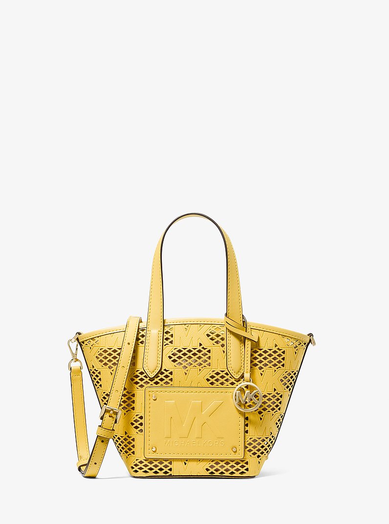 Kimber Small 2-in-1 Logo Embossed and Perforated Tote Bag