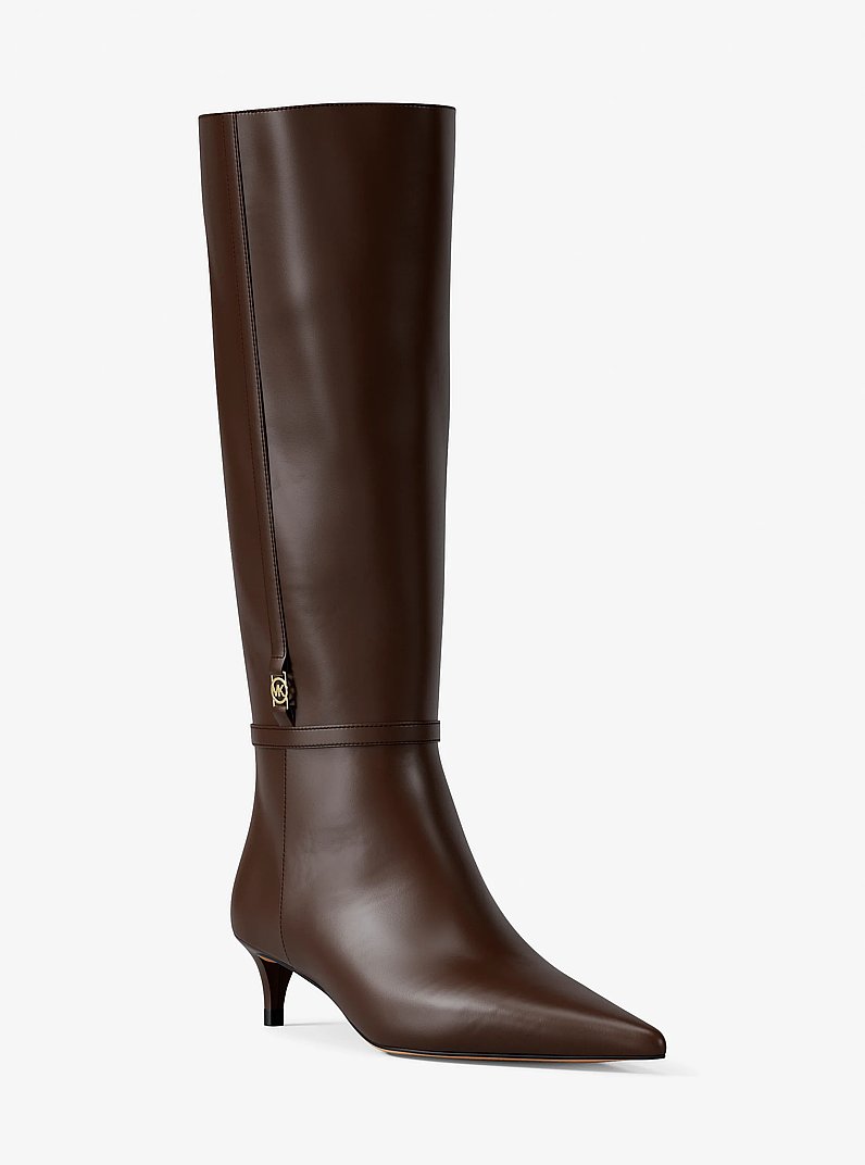 Nalia Kitten-Heel Boot in NUTMEG | Michael Kors
