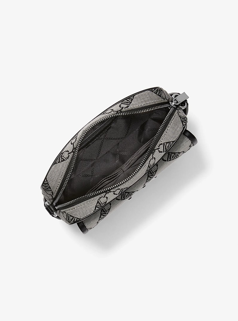 Parker Medium Empire Logo Jacquard Crossbody Bag