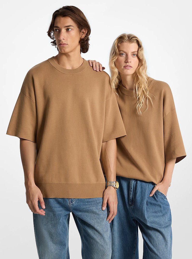 Chandail &agrave; manches courtes en coton