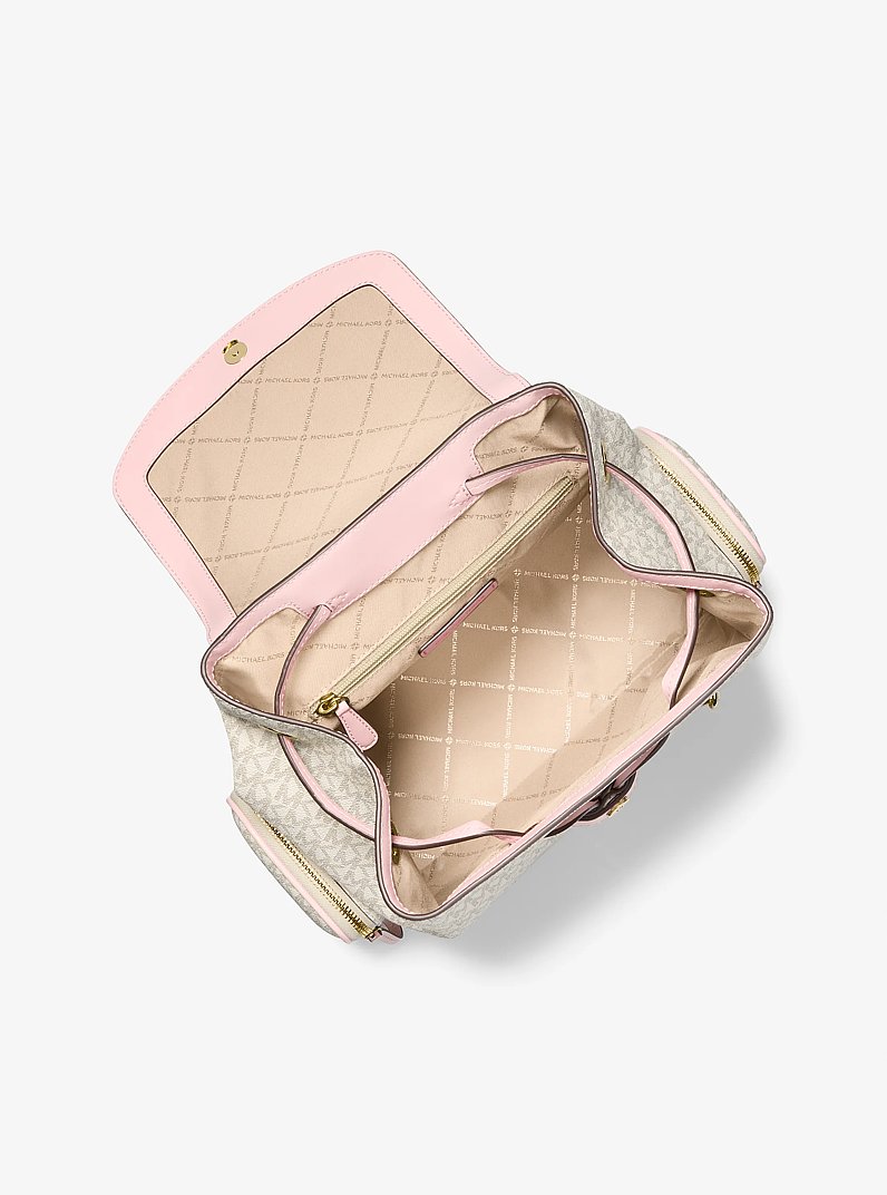 Jet Set Large Logo Backpack in PWD BLSH MLT | Michael Kors