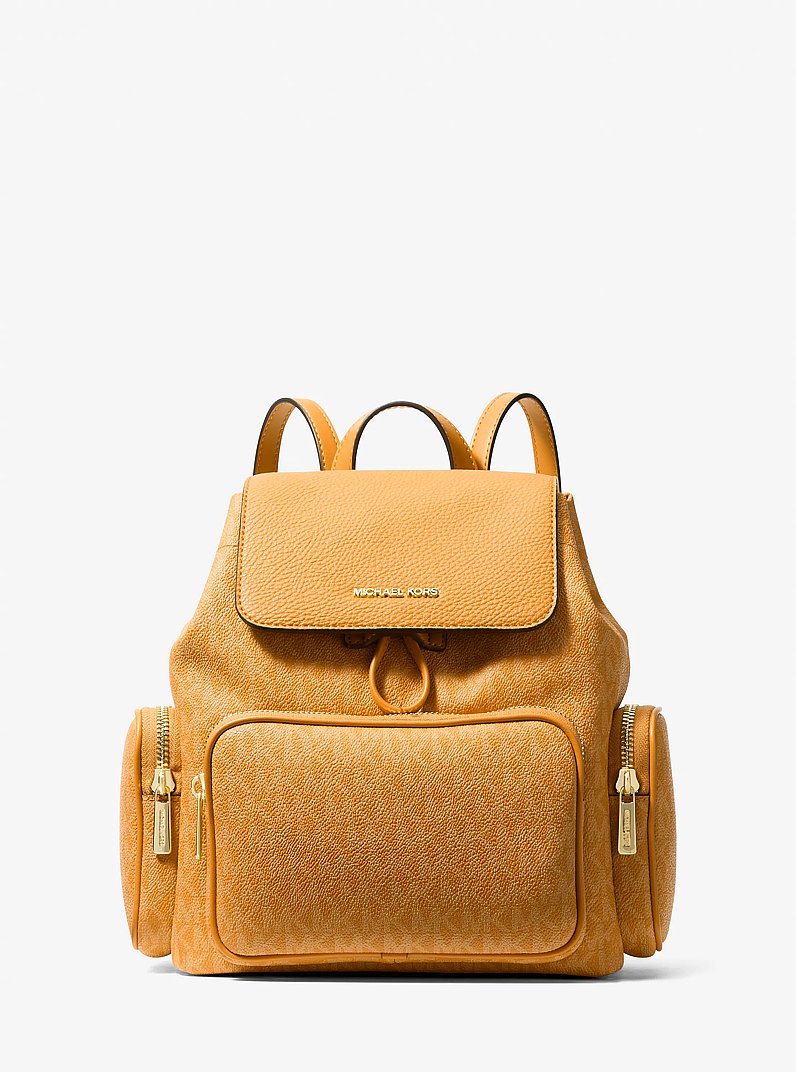 Petit sac &agrave; dos cargo Merritt &agrave; logo Signature in ORANGE ECLATANT | Michael Kors