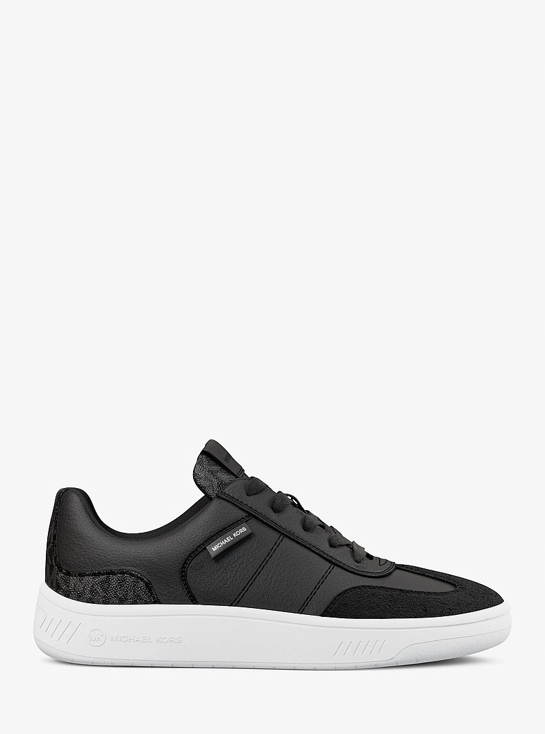 Kai Mixed-Media Sneaker in BLACK - Sale | Michael Kors Canada [CA]