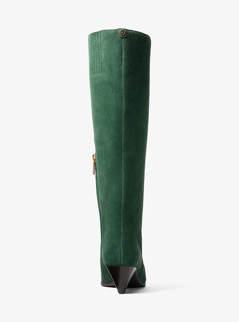 Bota alta hasta la rodilla Jayla de gamuza in MUSGO | Michael Kors