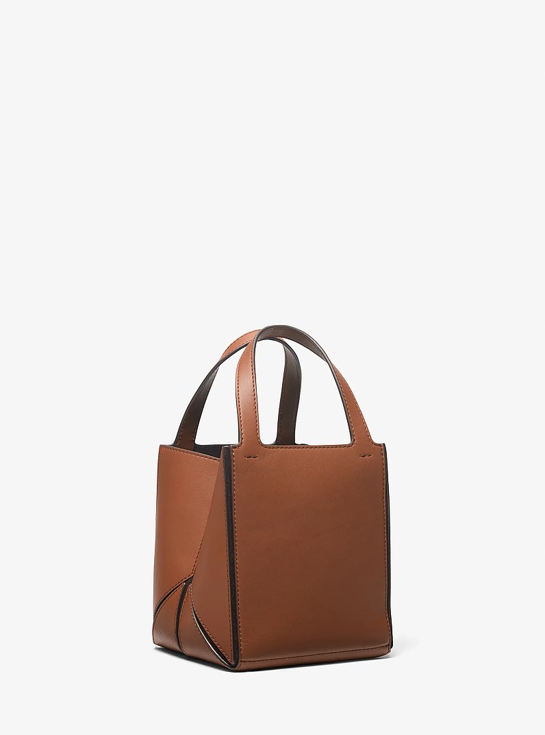 Shopper Jordi Small aus Leder in LUGGAGE | Michael Kors