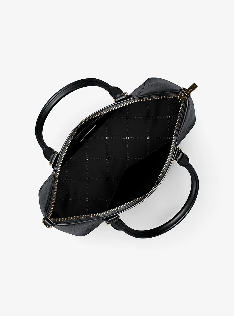 Sienna Medium Satchel in BLACK | Michael Kors