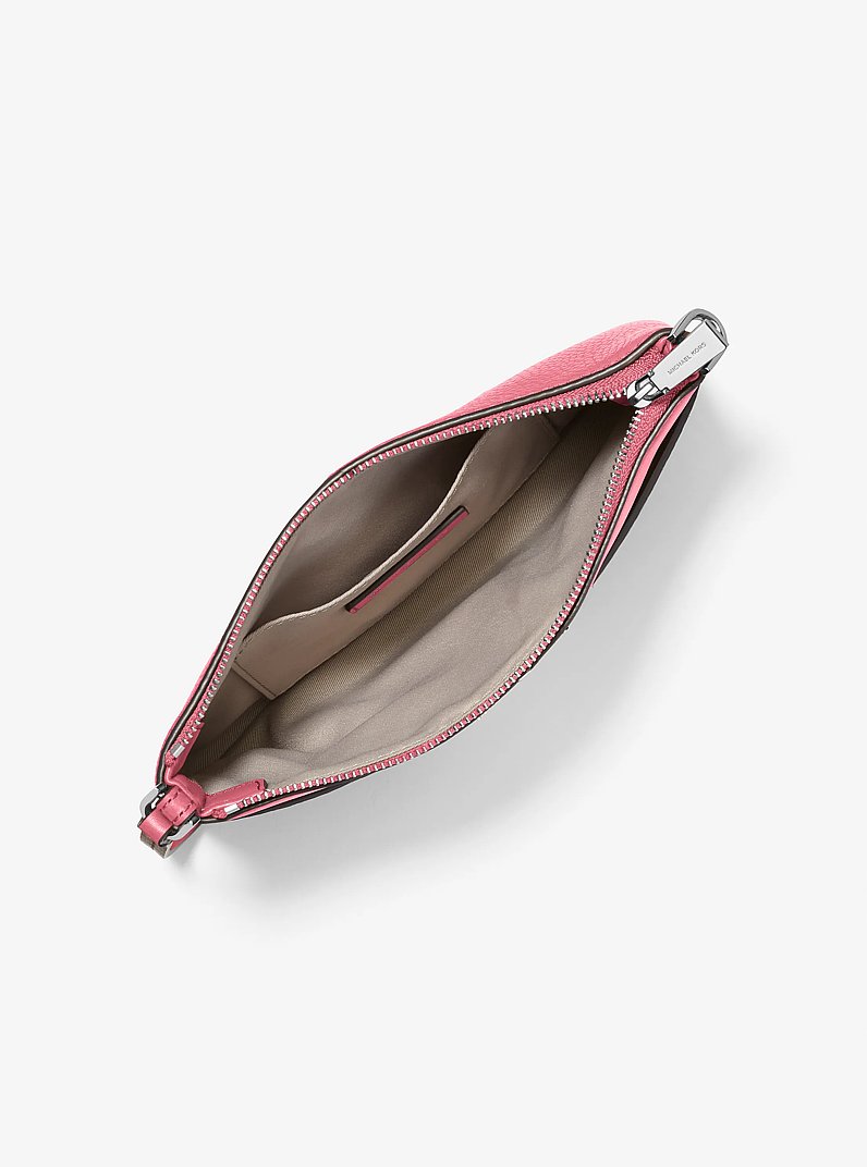 Bolso de pulsera Jet Set convertible mediano con piel granulada in PALISANDRO | Michael Kors