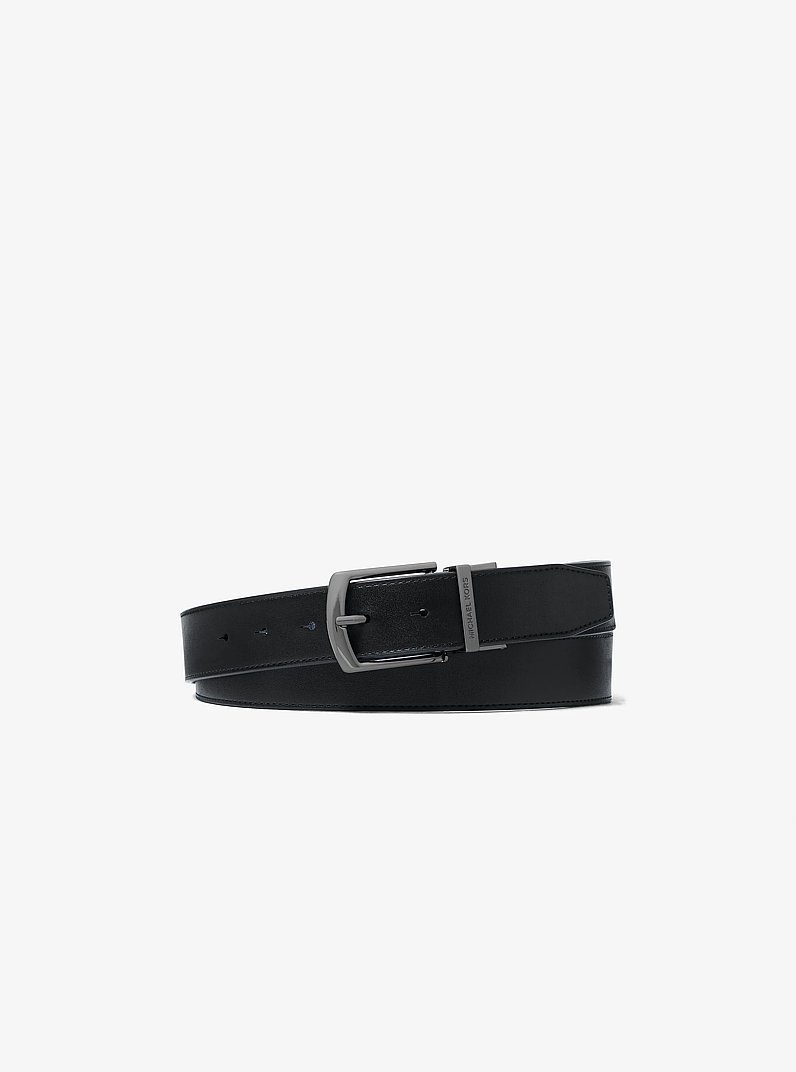 Set de regalo de billetera y cintur&oacute;n con logotipo exclusivo in MARR&Oacute;N/NEGRO | Michael Kors
