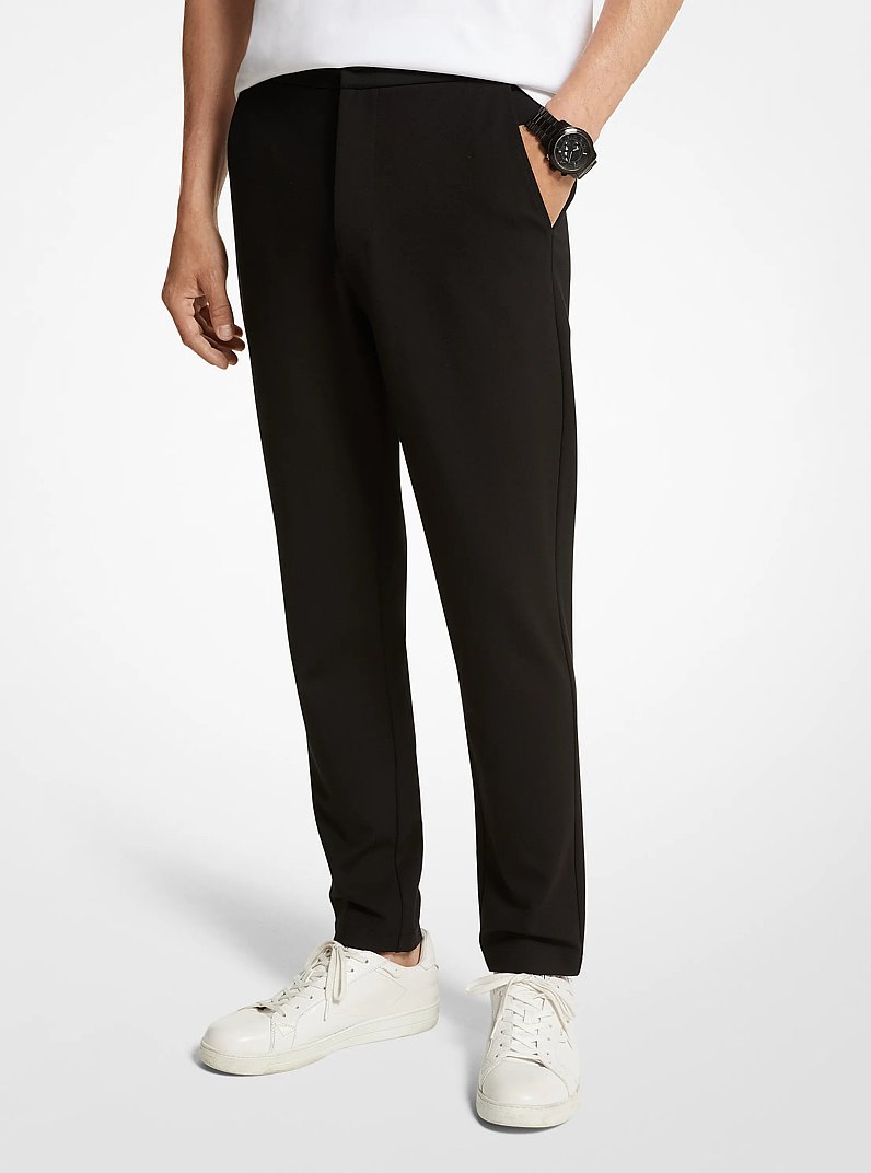 Pantalon en ponte extensible in NOIR | Michael Kors