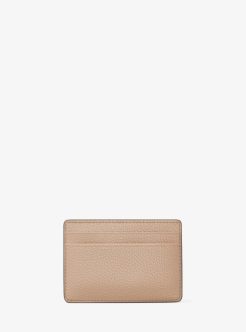 Pebbled Leather Card Case