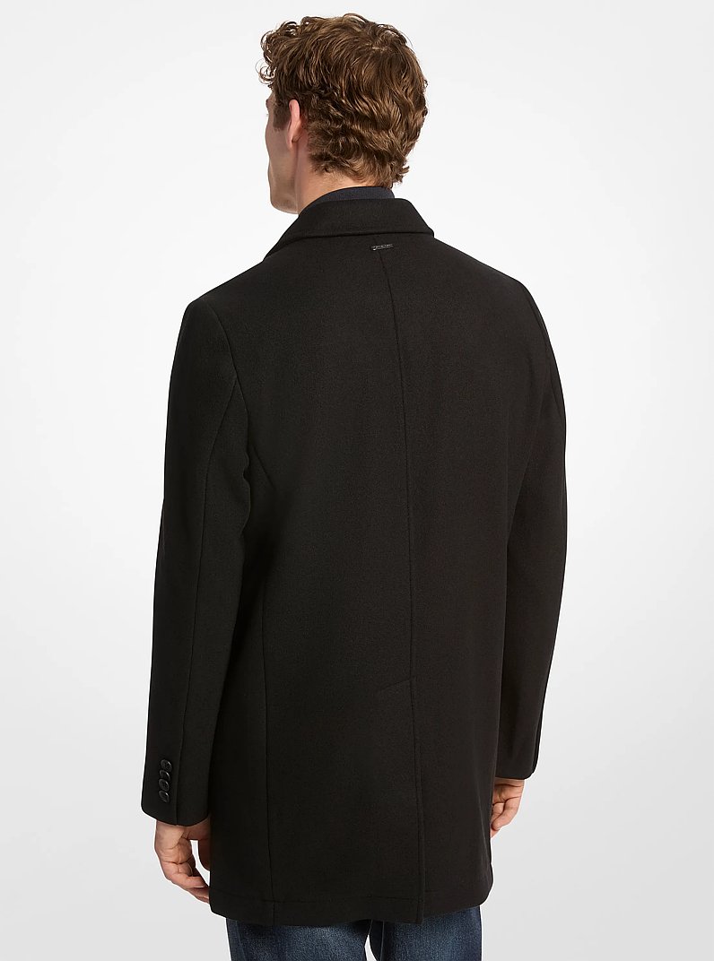 Wool Blend Coat in NEGRO | Michael Kors