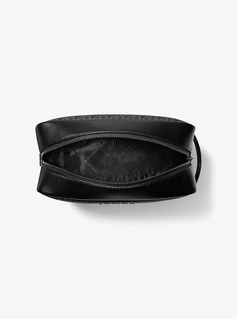 Hudson Signature Logo Travel Kit in BLACK | Michael Kors