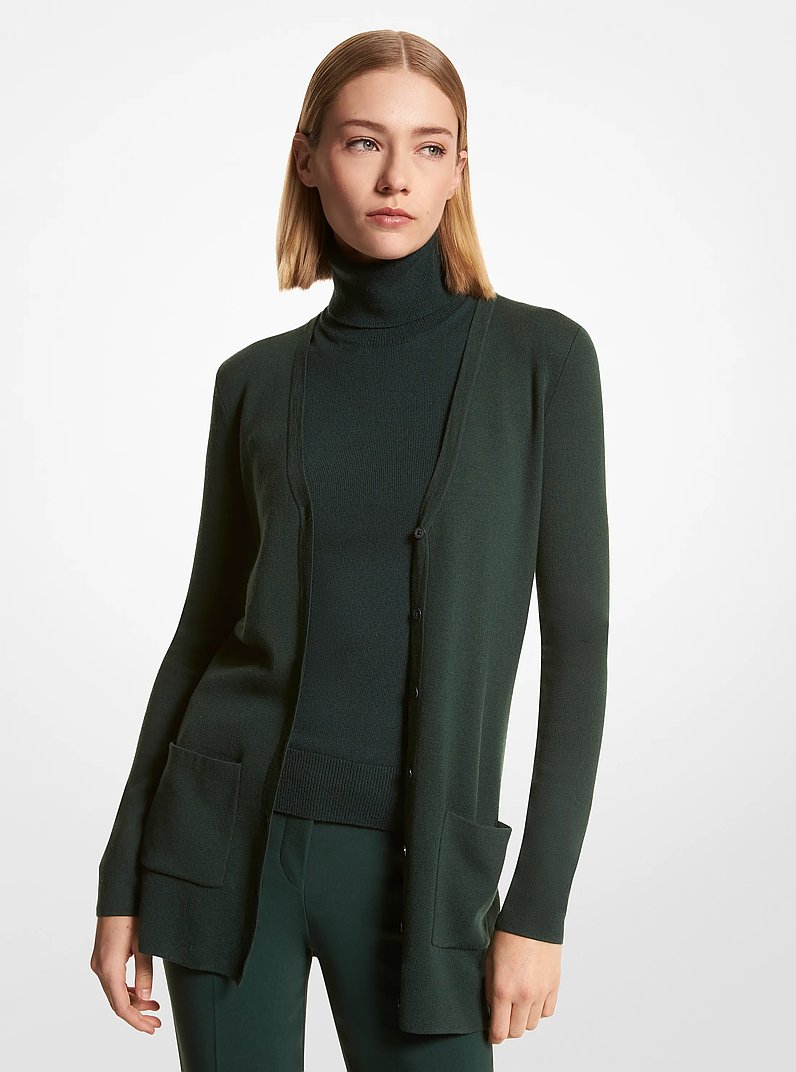 Bette Cashmere Cardigan in FOR&Ecirc;T | Michael Kors