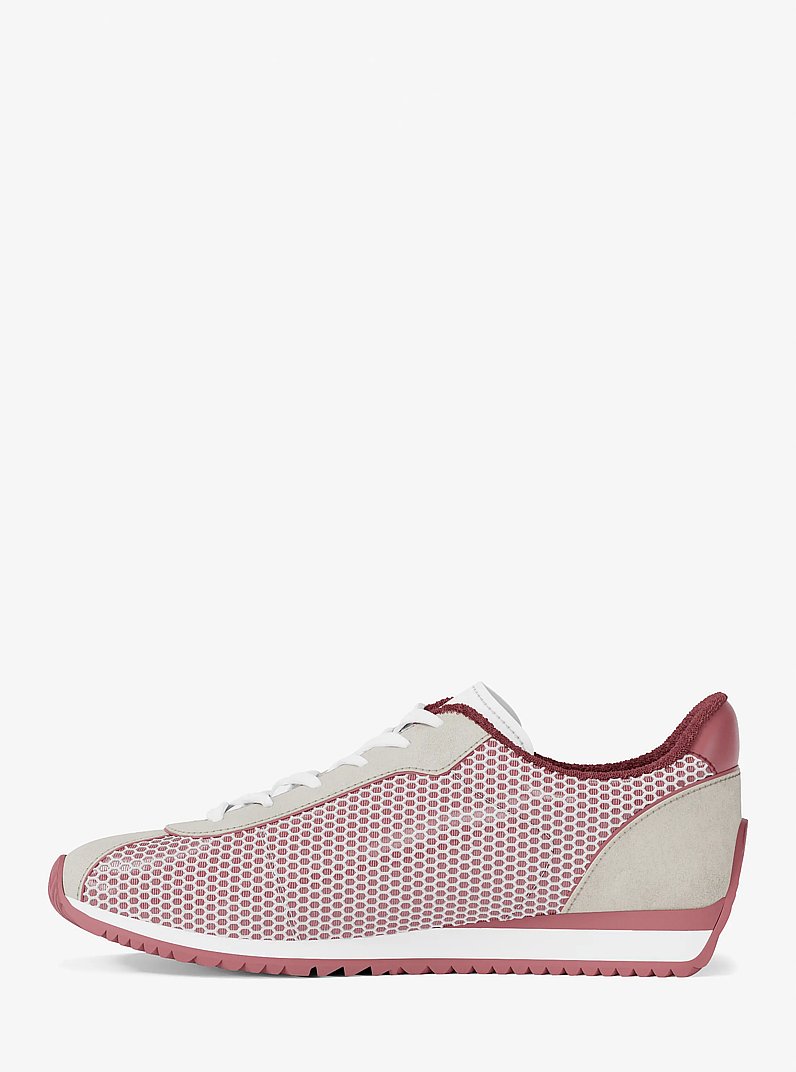 Sneaker Rhodes in materiale misto in PALISSANDRO | Michael Kors