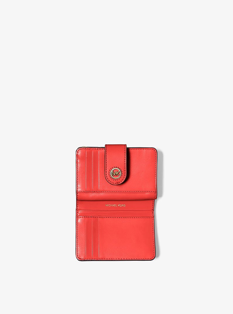 Brieftasche Mercer Small aus Leder in DUNKLES SIENNA | Michael Kors