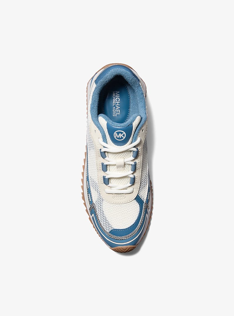 Zapatilla Byrdie de materiales mixtos in CHAMBRAY OSCURO MULTICOLOR | Michael Kors
