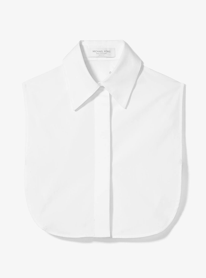 Cotton Poplin Dickey in OPTIC WHITE | Michael Kors