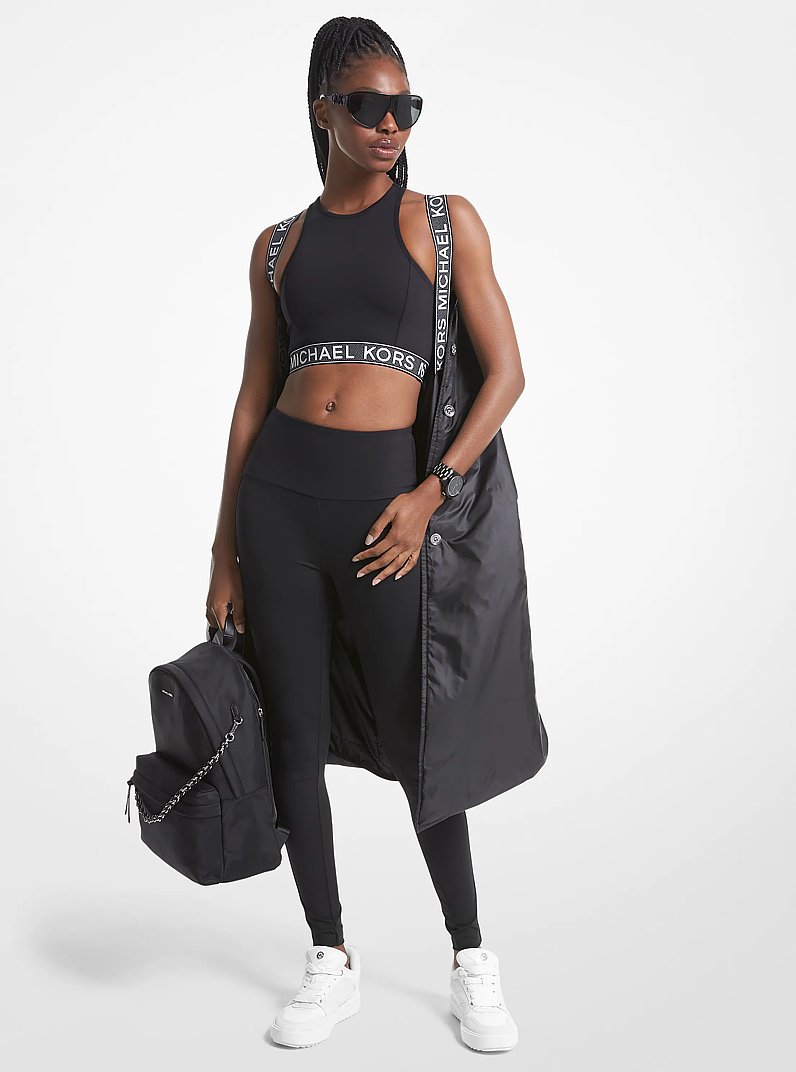 Satin Cir&eacute; Trench Coat