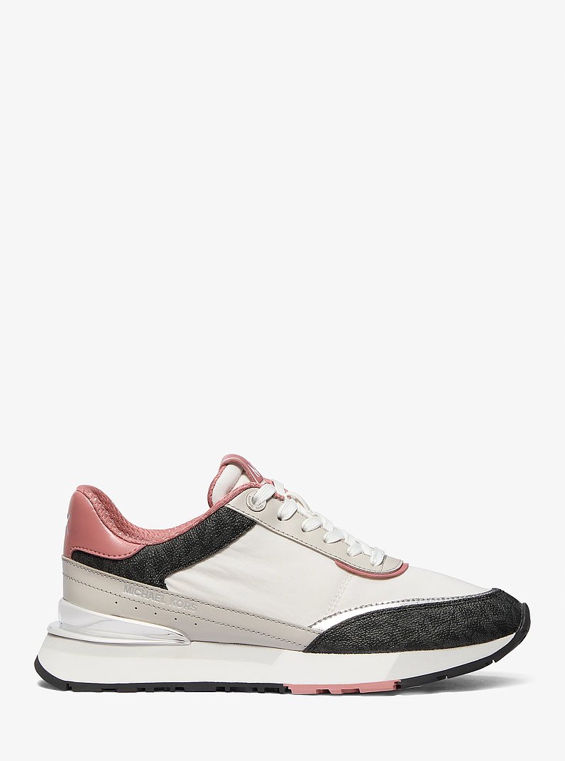 Nova Mixed-Media Trainer in ROSE | Michael Kors
