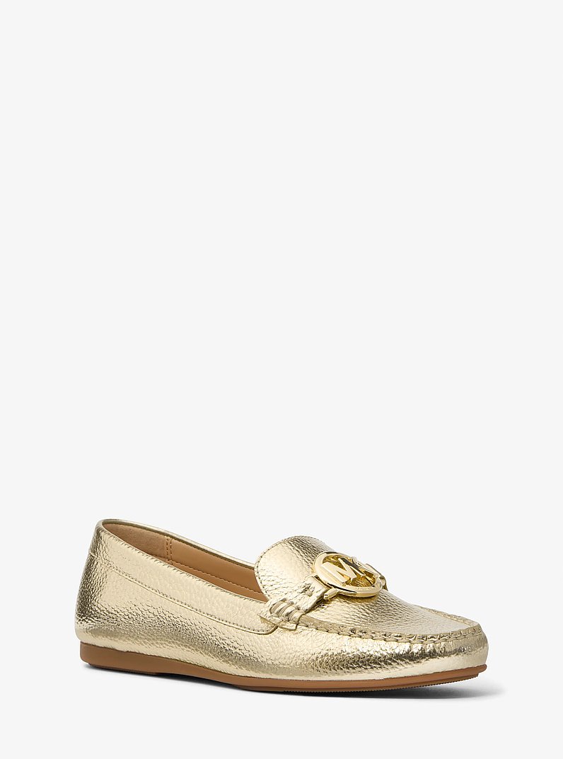 Fulton Metallic Moccasin in PALE GOLD | Michael Kors