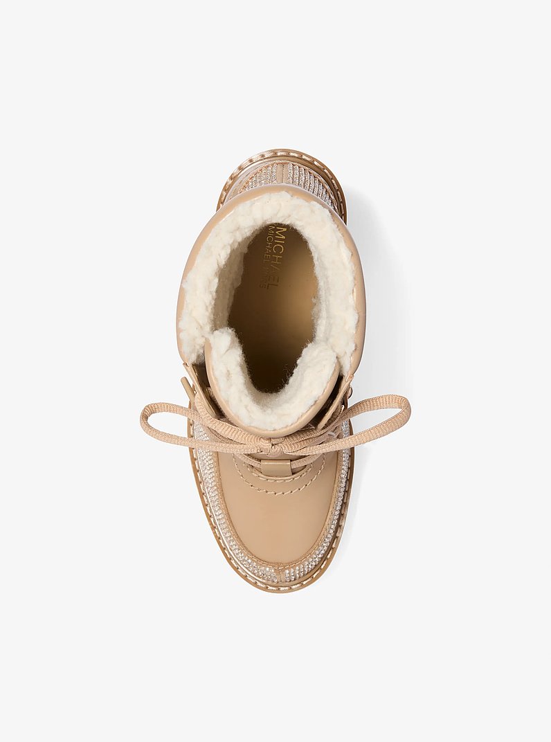 Asher Crystal Embellished Boot in CAMEL | Michael Kors
