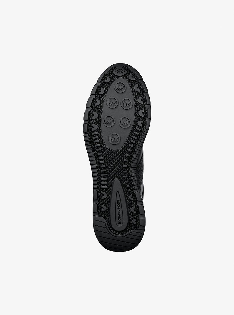 Remy Mixed-Media Trainer in BLACK | Michael Kors