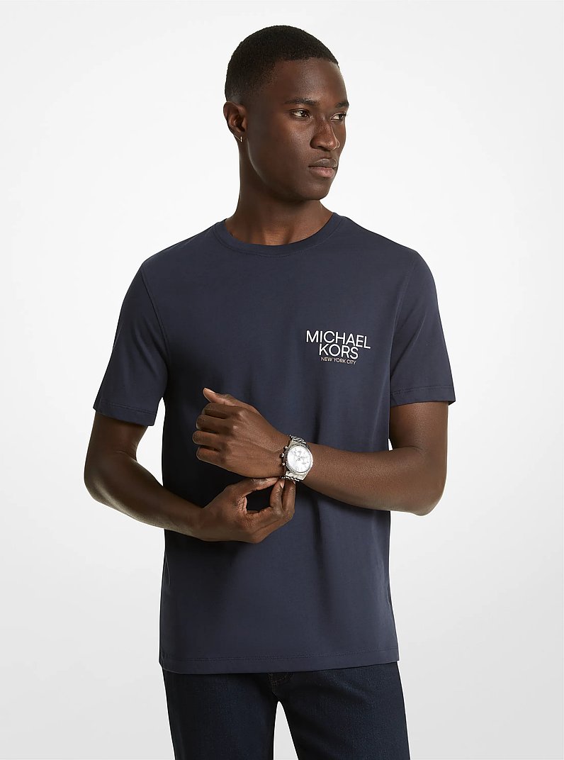 T-Shirt aus Baumwolle mit Logo