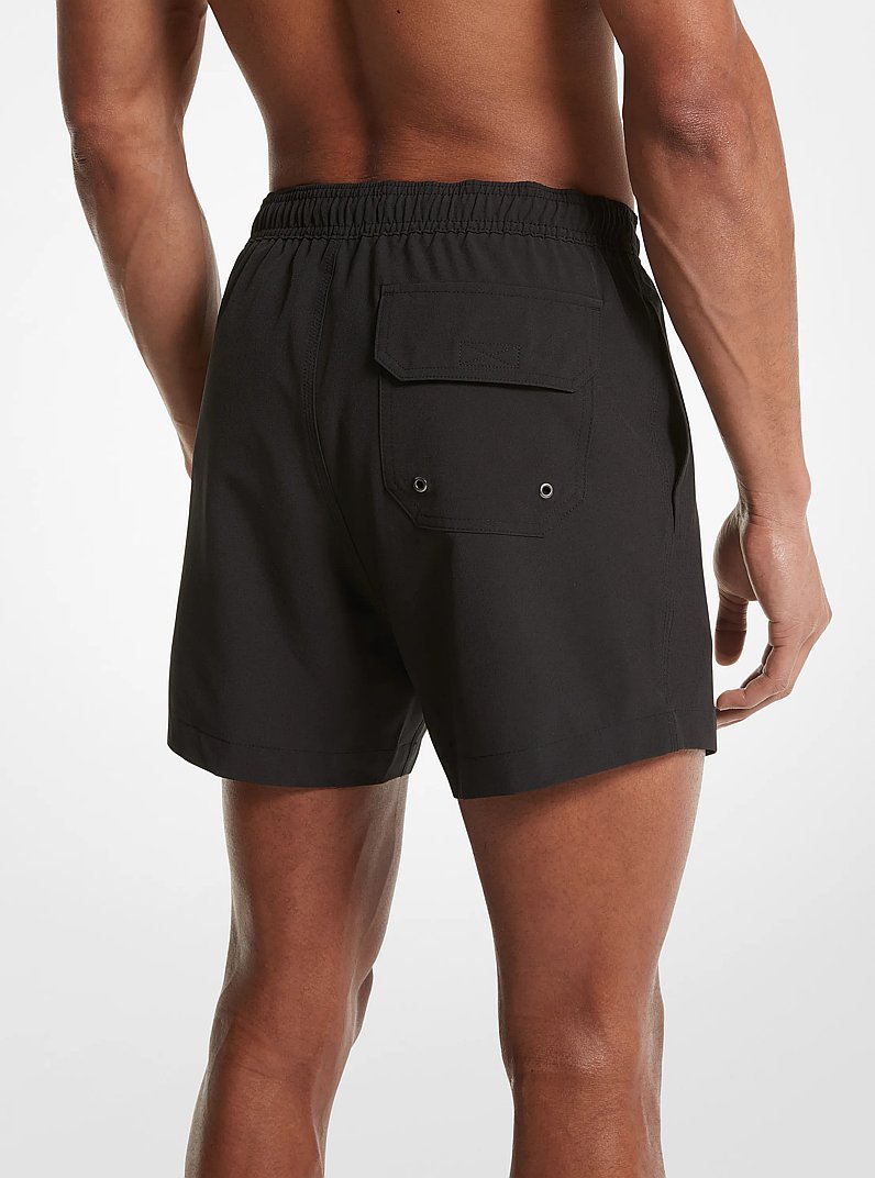 Woven Swim Trunks in BLACK | Michael Kors