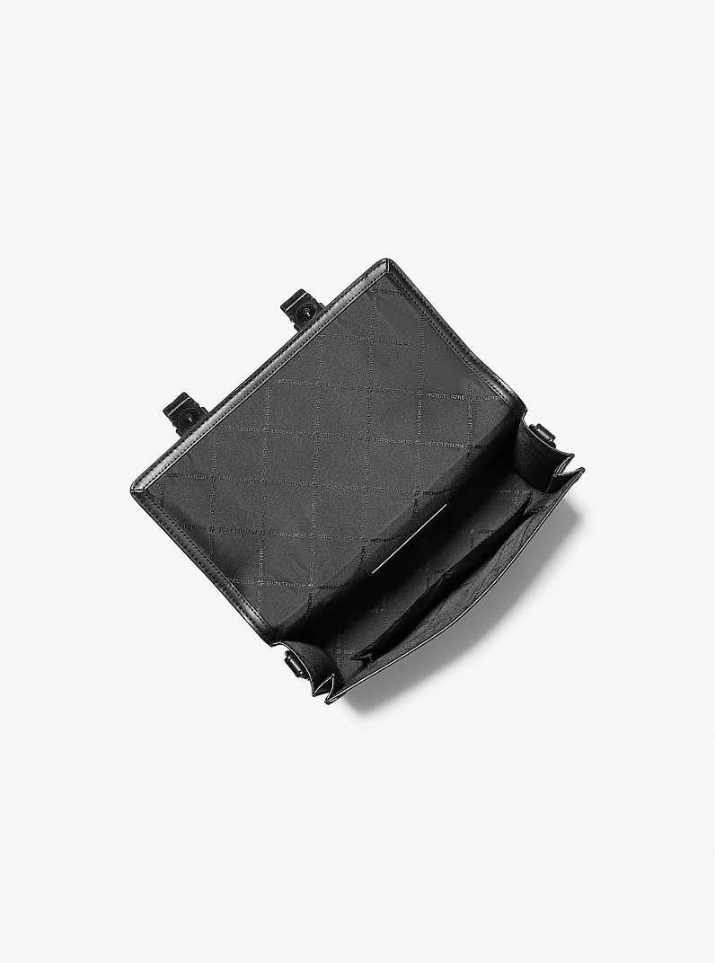 Cooper Embellished Signature Logo Trunk Crossbody Bag in BLACK | Michael Kors