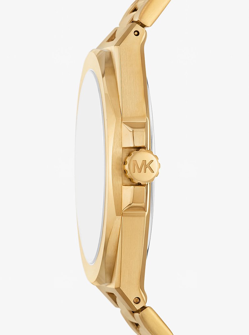 Orologio Callum oversize tonalit&agrave; oro in ORO | Michael Kors