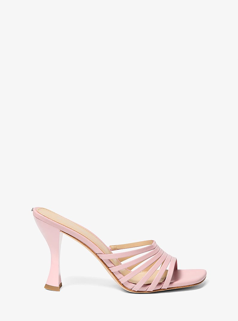 Haisley Leather Sandal in SMOKEY ROSE | Michael Kors