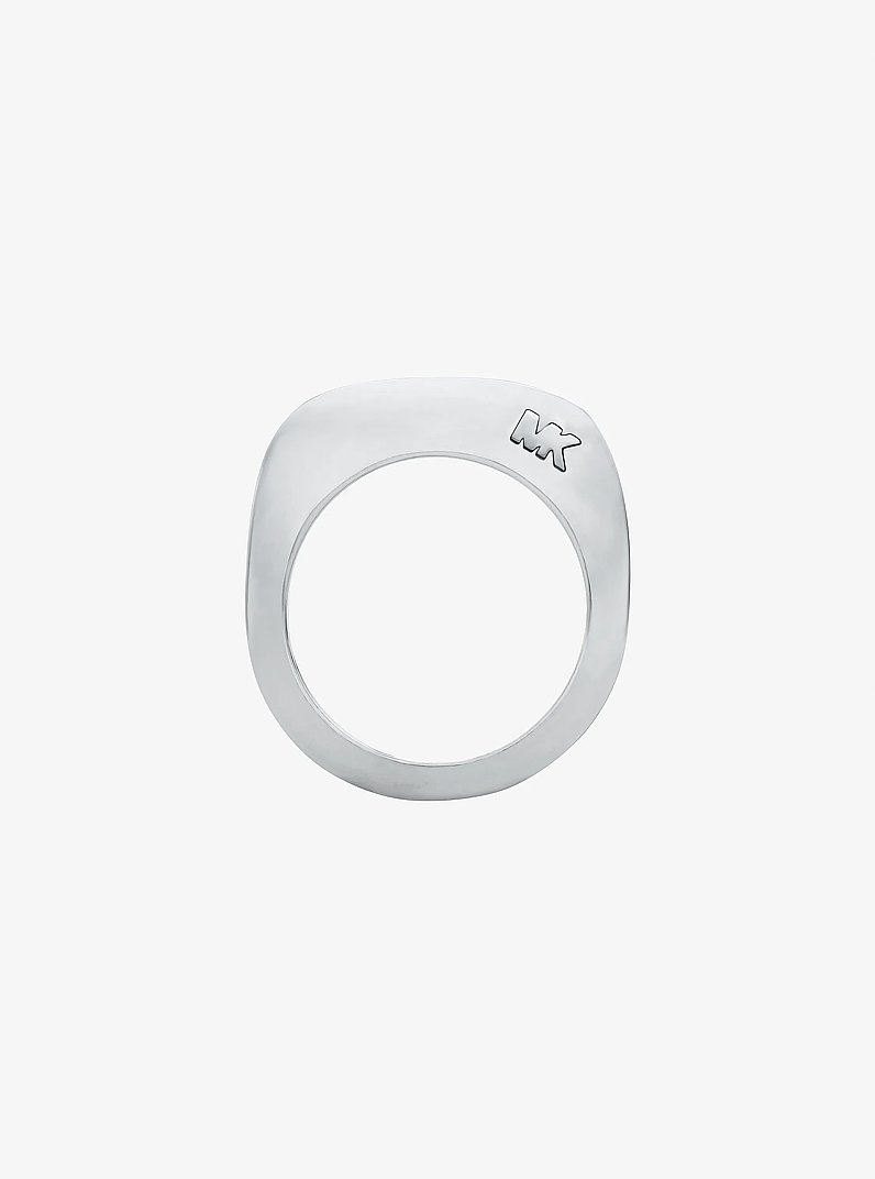 Bague carr&eacute;e in ARGENT | Michael Kors