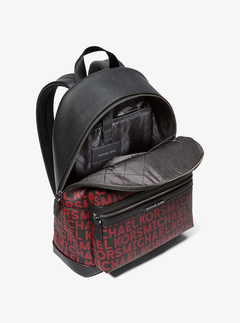 Sac &agrave; dos Cooper de taille moyenne &agrave; logo graphique in ROUGE VIF | Michael Kors