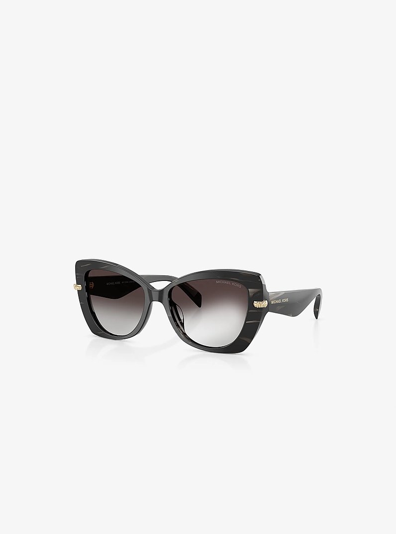 Sonnenbrille Atlanta in SCHWARZ MIT HORNMUSTER | Michael Kors