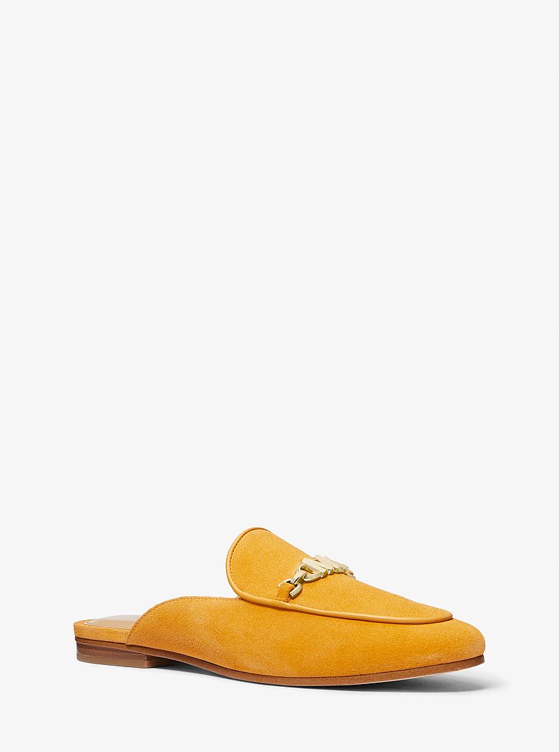 Tiffanie Suede Mule in GOLDEN ROD | Michael Kors
