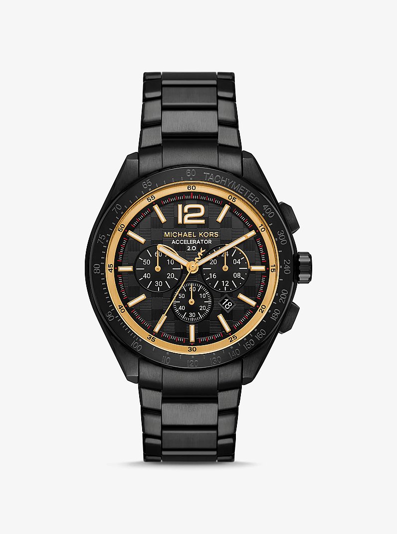 Oversized Accelerator 2.0 Black-Tone Watch in BLACK - Sale