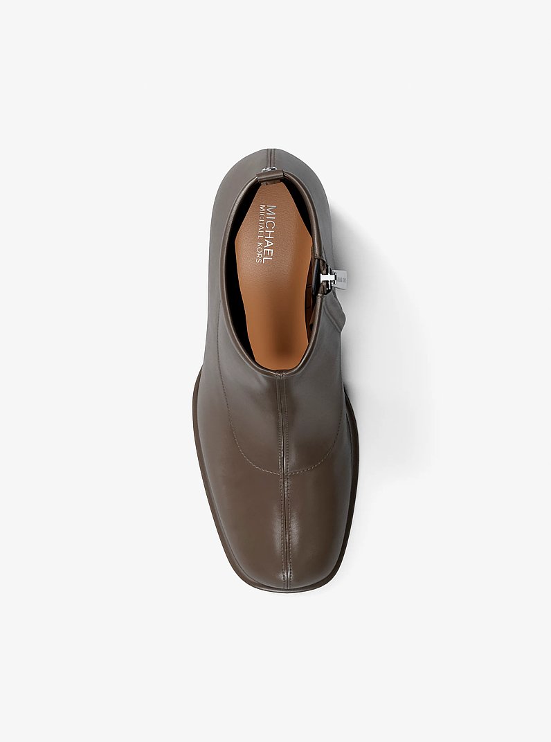 Botte &agrave; talon bloc Vienna in CHAMPIGNON | Michael Kors