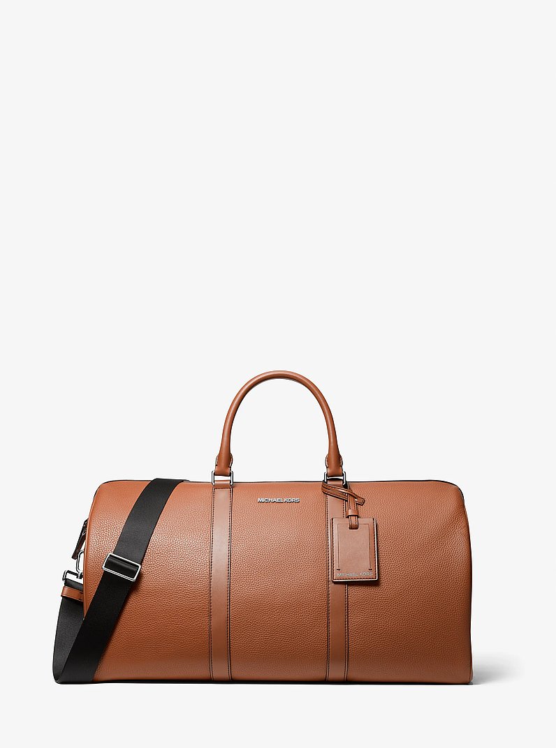 Sac de voyage Cooper en cuir grain&eacute; in LUGGAGE | Michael Kors