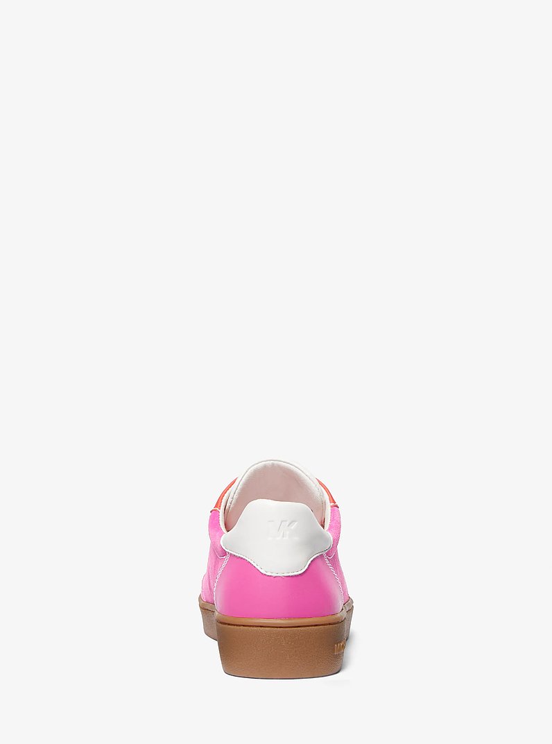 Scotty Suede Sneaker in CERISE | Michael Kors