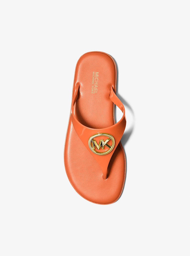 Carmen PVC Jelly Sandal in POPPY | Michael Kors