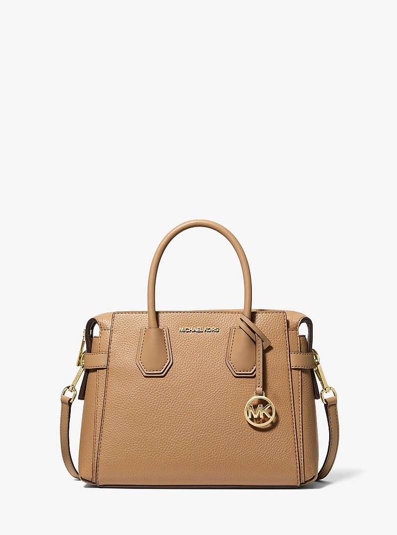 Bolso satchel Mercer peque&ntilde;o in CAMEL | Michael Kors