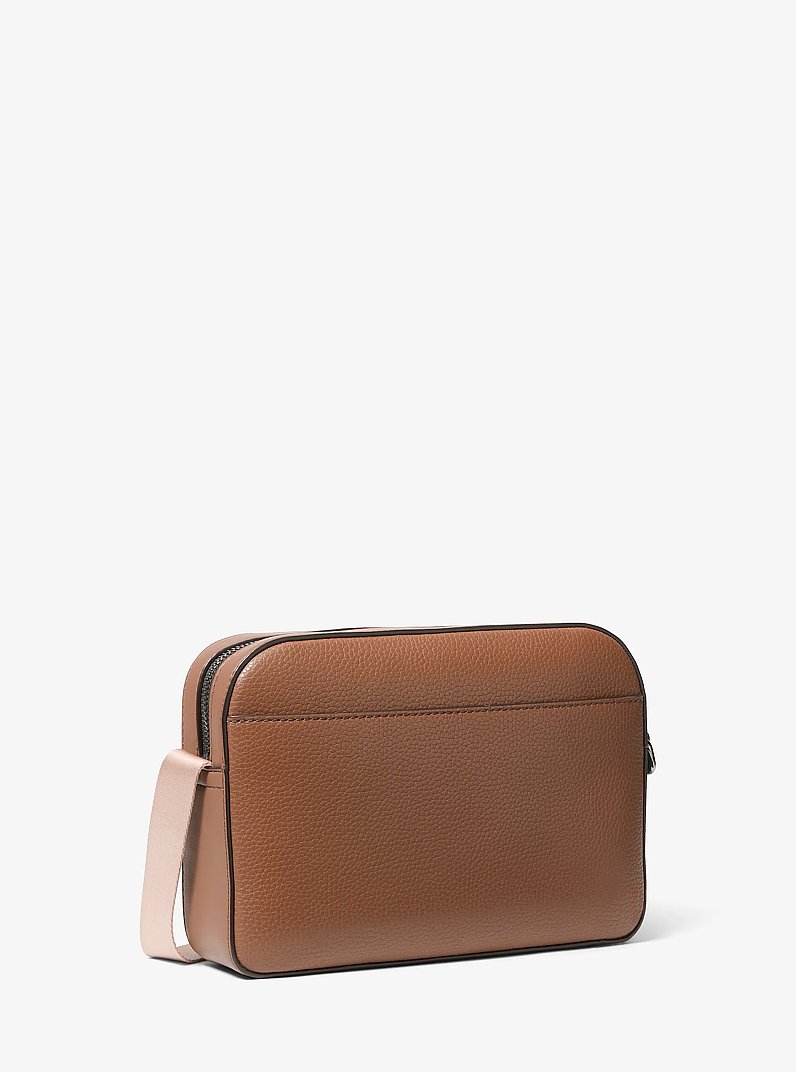 Cooper Pebbled Leather Flight Bag in LUGGAGE | Michael Kors