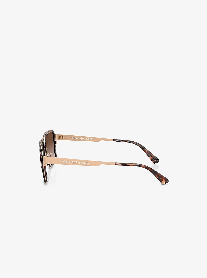 Oxford Sunglasses in BEIGE GOLD | Michael Kors
