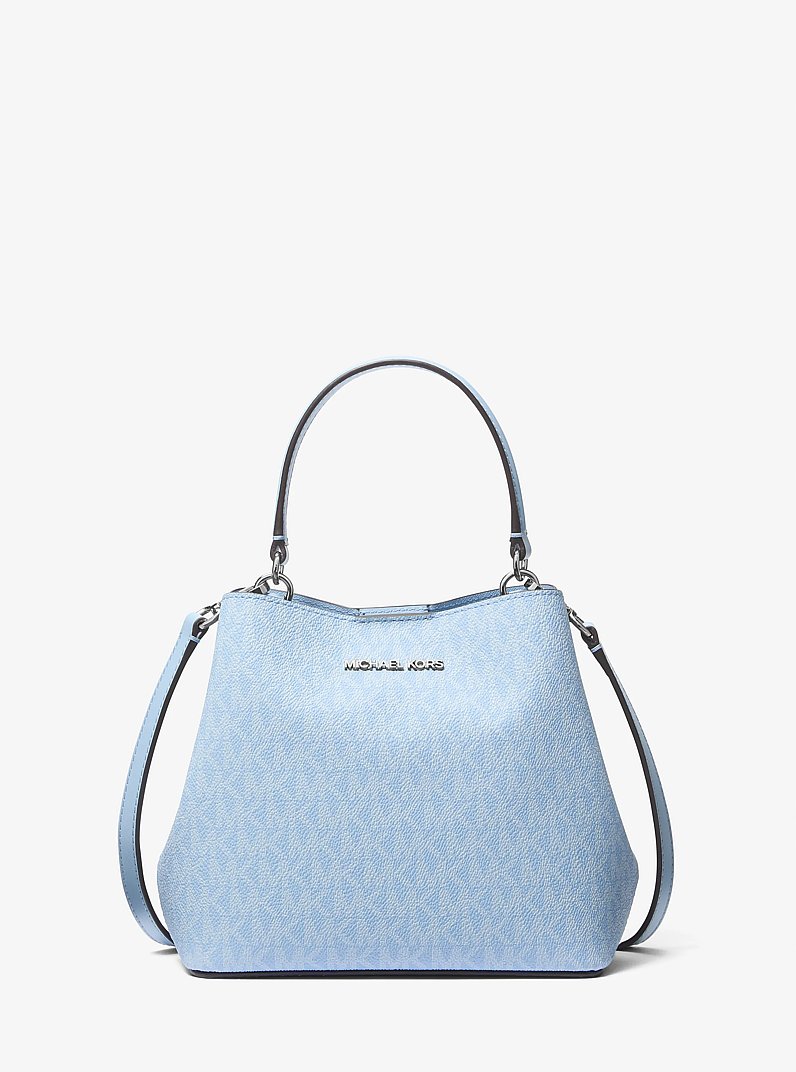 Bolso Pratt peque&ntilde;o convertible con logotipo exclusivo in CELESTE CLARO | Michael Kors