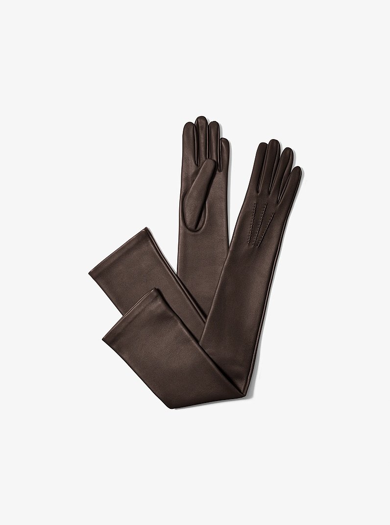 Gants d&rsquo;op&eacute;ra en cuir