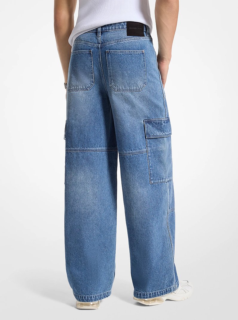 Denim Cargo Jeans in DRIFTWOOD | Michael Kors