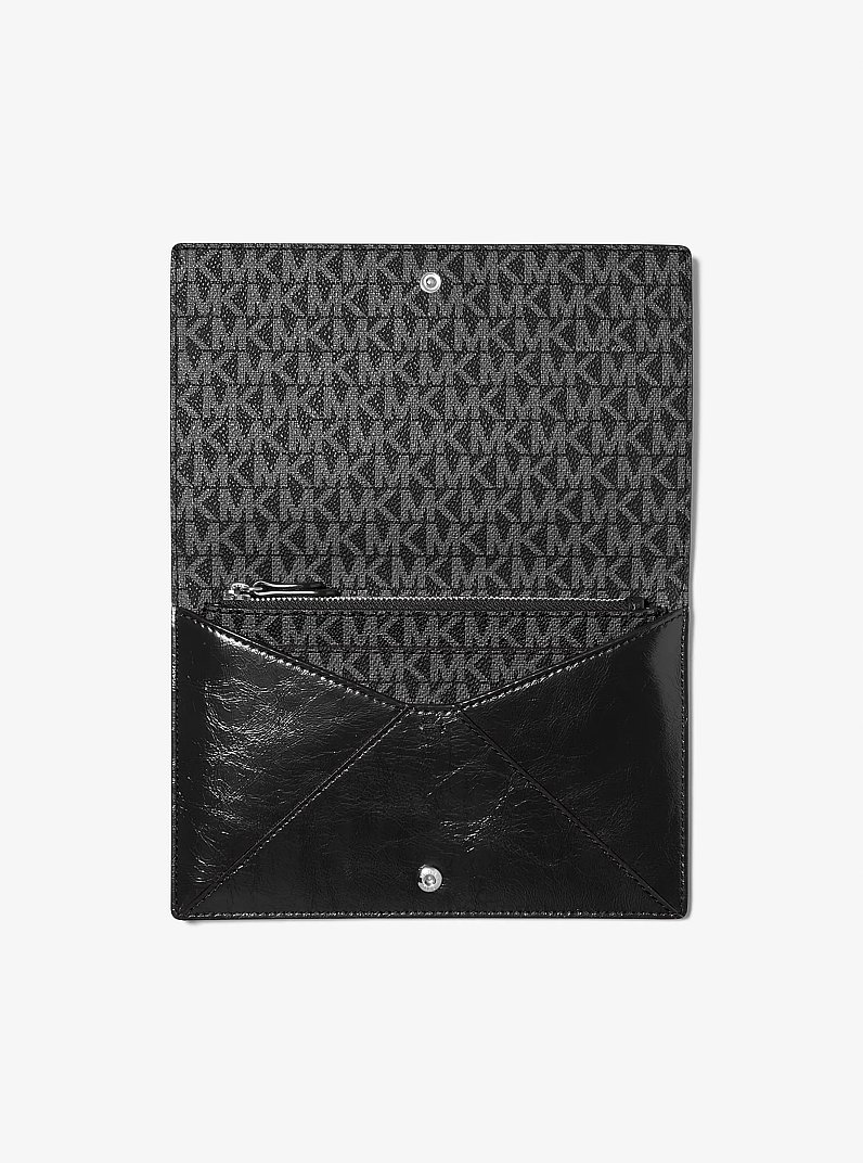 Jet Set Travel Small 2-in-1 Clutch in BLACK | Michael Kors
