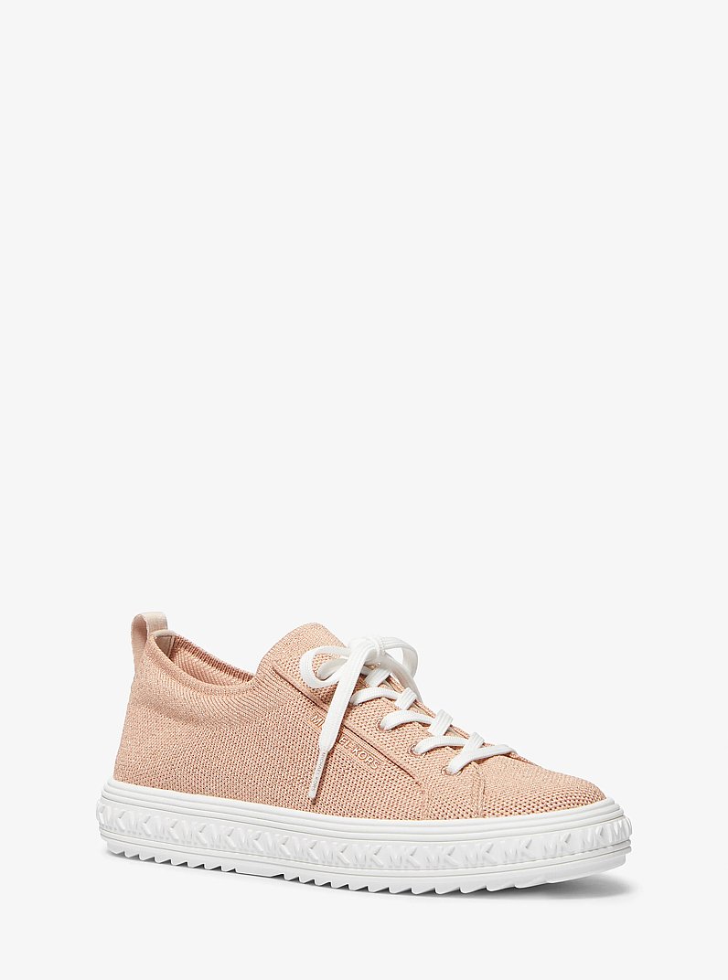 Grove Metallic Knit Sneaker in RS GLD MULTI | Michael Kors