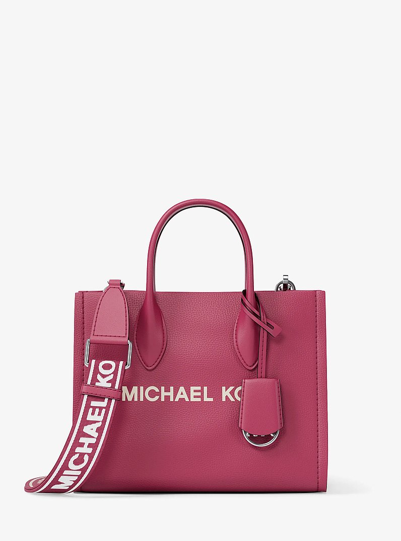 Mirella Small Pebbled Leather Convertible Crossbody Bag in DK