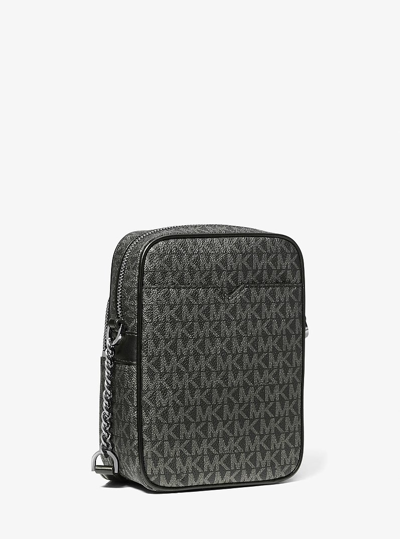 Sac &agrave; bandouli&egrave;re Jet Set Travel de taille moyenne &agrave; logo signature m&eacute;tallis&eacute;